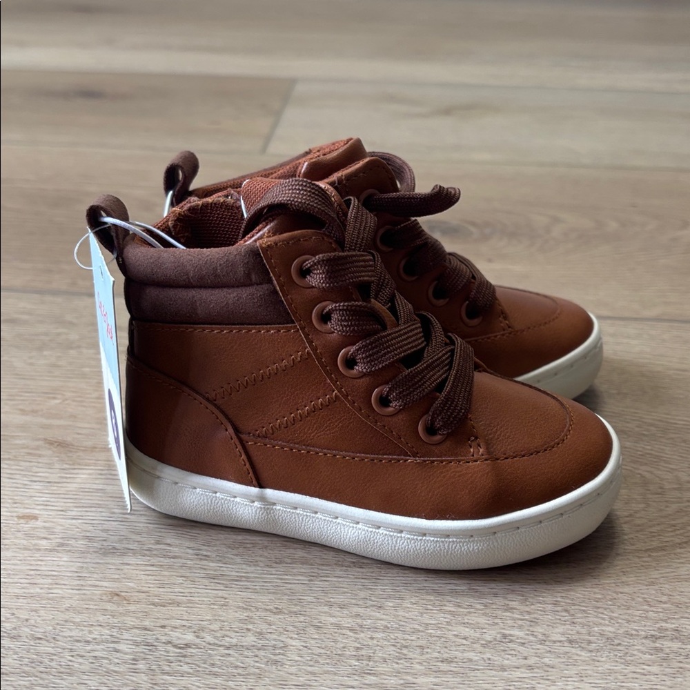 Cat & Jack Brown High-Top Sneakers
